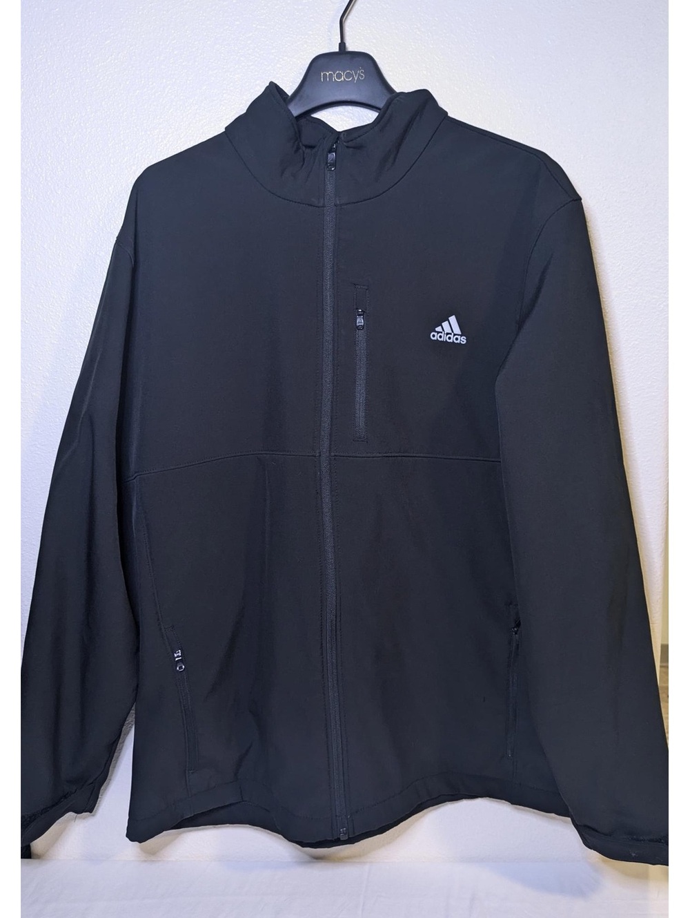 Adidas Golf Black Men's 2XL Lightweight Jacket - Perfect for Any Weather